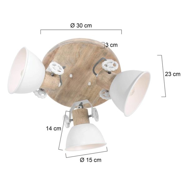 Steinhauer Spot pour plafond Gearwood