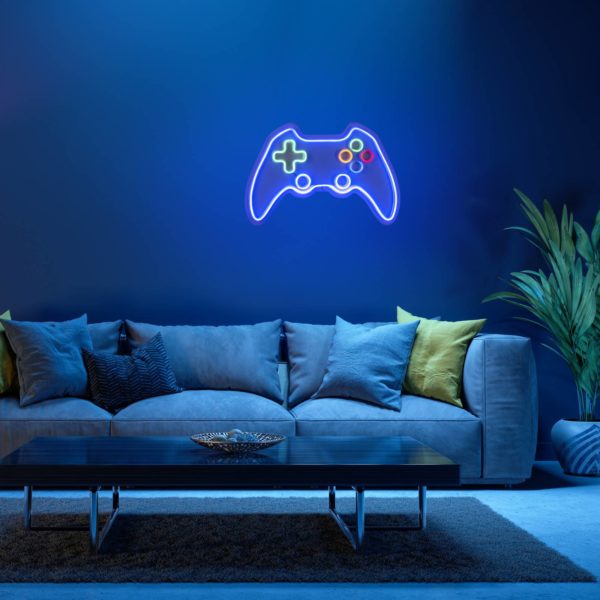 JUST LIGHT. Applique murale LED Neon Gamer, USB JUST LIGHT.