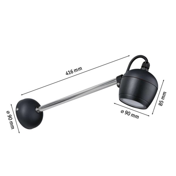 Paulmann Kikolo spot mural d’extérieur LED 60° Paulmann
