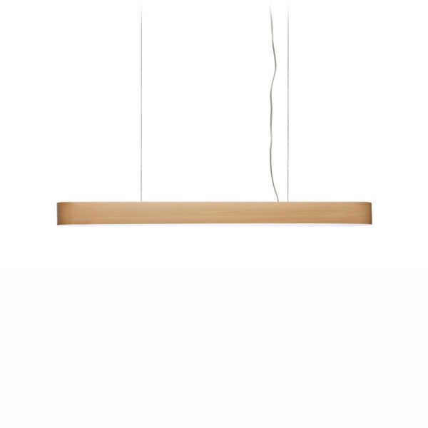 LZF LamPS LZF I-Club Slim suspension LED 120cm hêtre naturel LZF LamPS