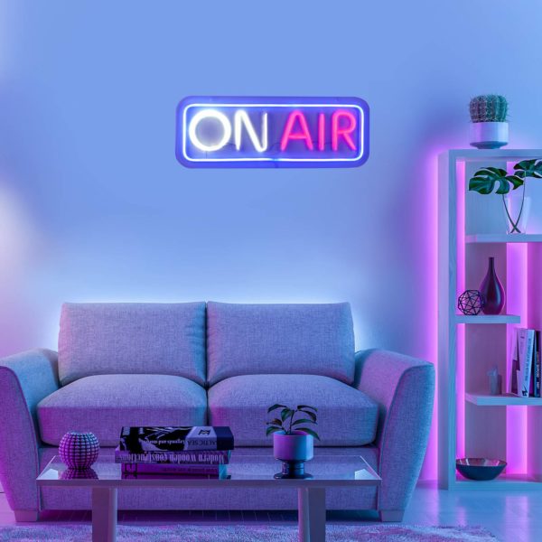 JUST LIGHT. Applique murale LED Neon On Air, USB JUST LIGHT.