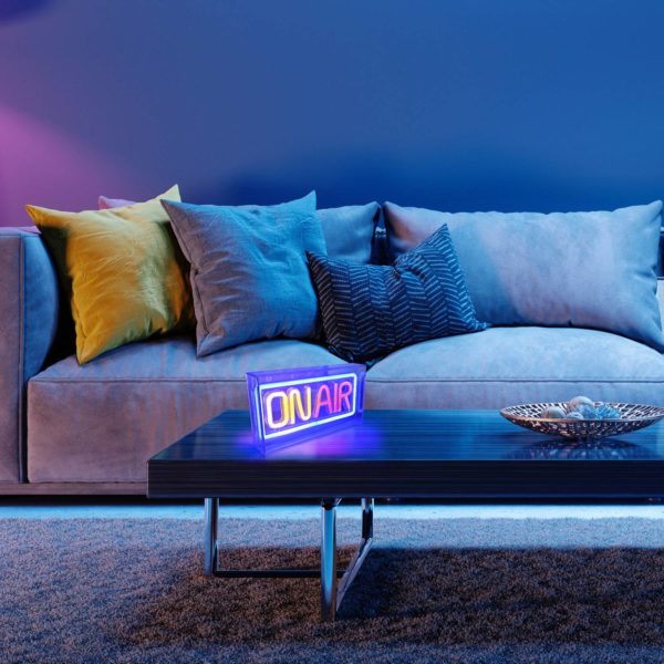 JUST LIGHT. Lampe de table LED Neon On Air, USB JUST LIGHT.