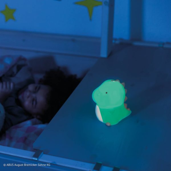 ABUS Mila veilleuse LED en forme de dinosaure Abus