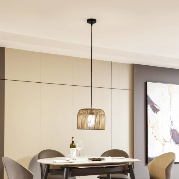 Lucande Solvindor suspension d’extérieur kaki IP44 LUCANDE