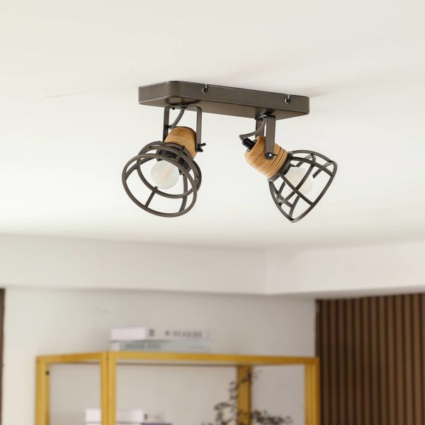 Lindby Arinthea spot pour plafond, à 2 lampes LINDBY