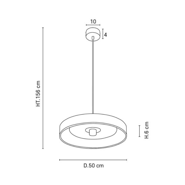 MARKET SET Portinatx Suspension Ø 50 cm blanc MARKET SET