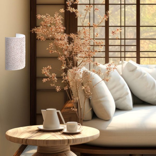 Euluna Applique murale Boucle en tissu