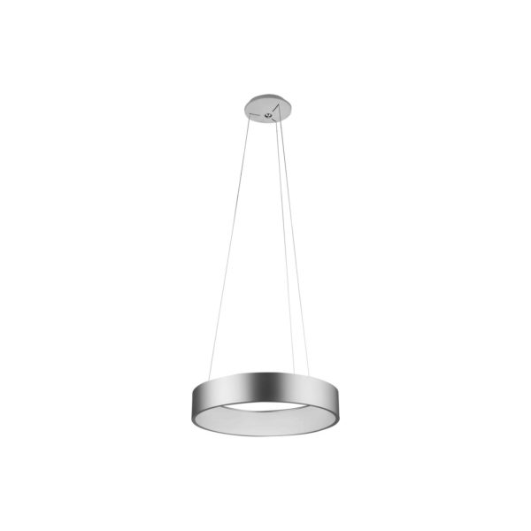 Aluminor Epsilon suspension LED Ø 62 cm argentée Aluminor