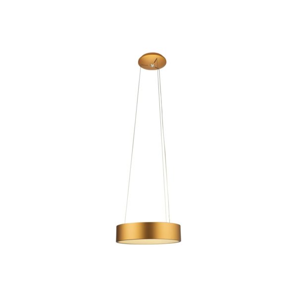 Aluminor Epsilon suspension LED Ø 62 cm dorée Aluminor