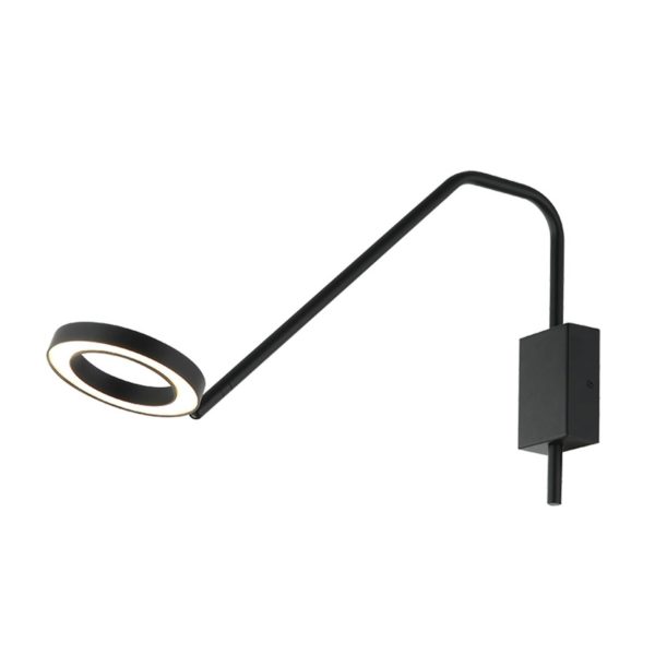 Zambelis Applique LED 22042, bras mobile, noir mat Zambelis