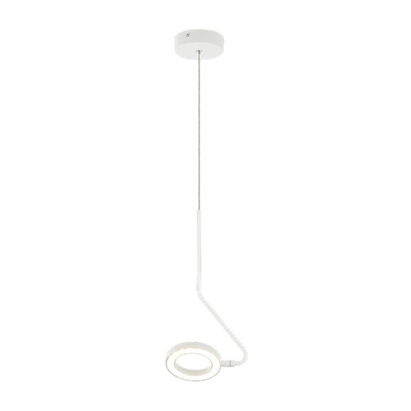 Zambelis Suspension LED 22044 bras mobile blanc mat Zambelis