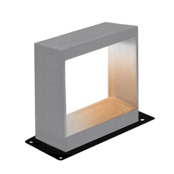 Zambelis Luminaire pour socle LED E190 en béton, 35 cm Zambelis