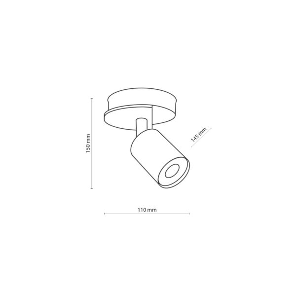 TK Lighting Spot mural Cover Wood à 1 lampe TK Lighting