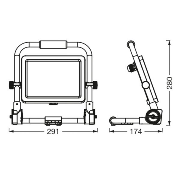 Ledvance LED-Worklight Value R-Stand Spot LED 50W LEDVANCE