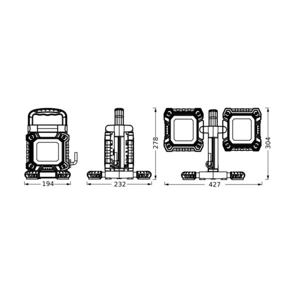 Ledvance LED-Worklight Value Flex à 2 lampes LEDVANCE