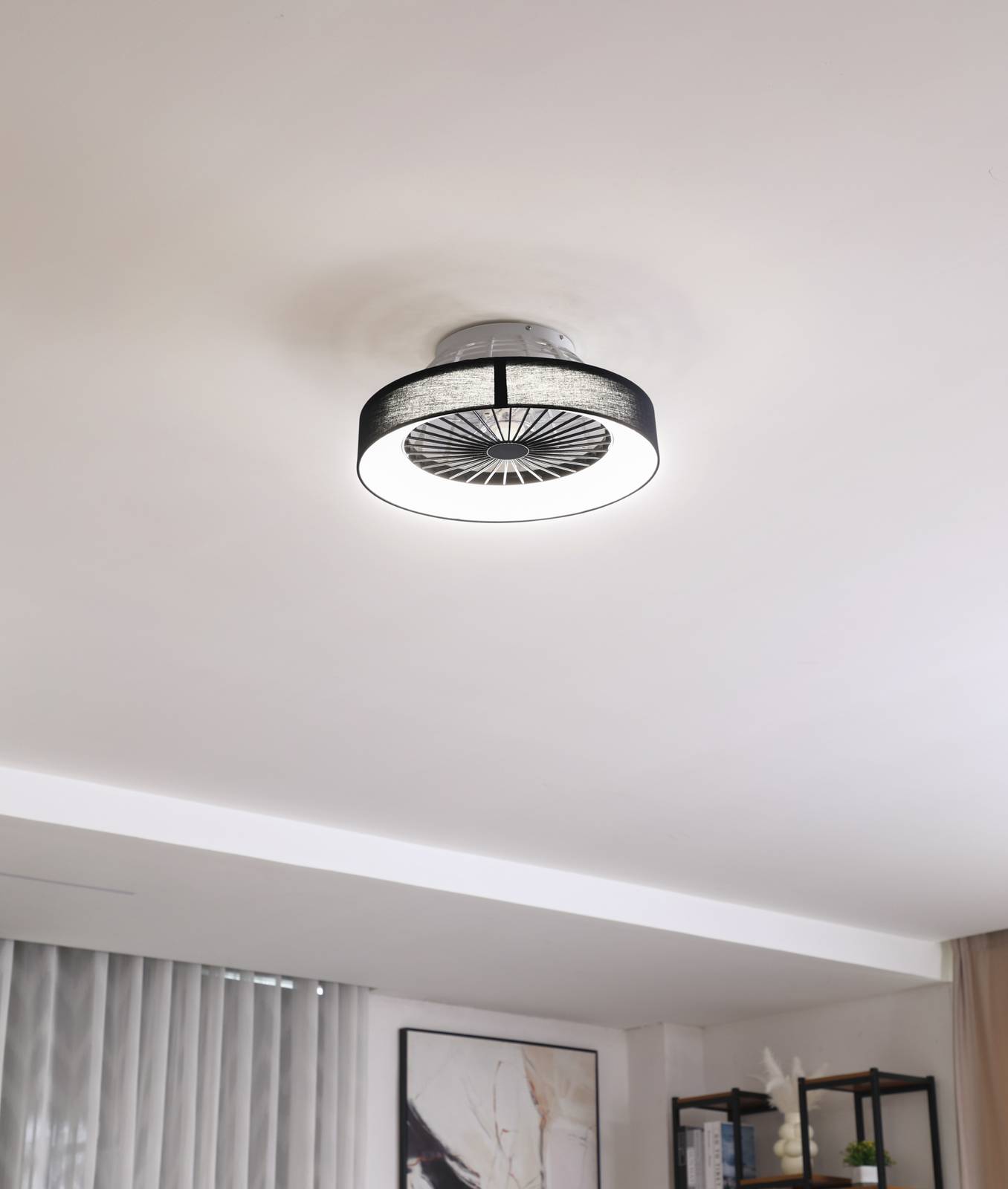 Lindby Ventilateur de plafond LED Mace