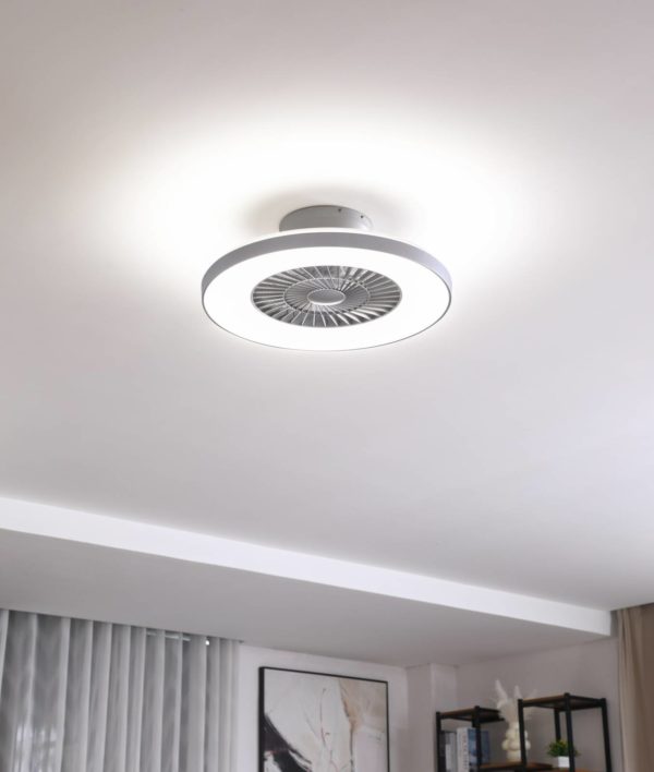 Lindby Smart Ventilateur de plafond LED Paavo