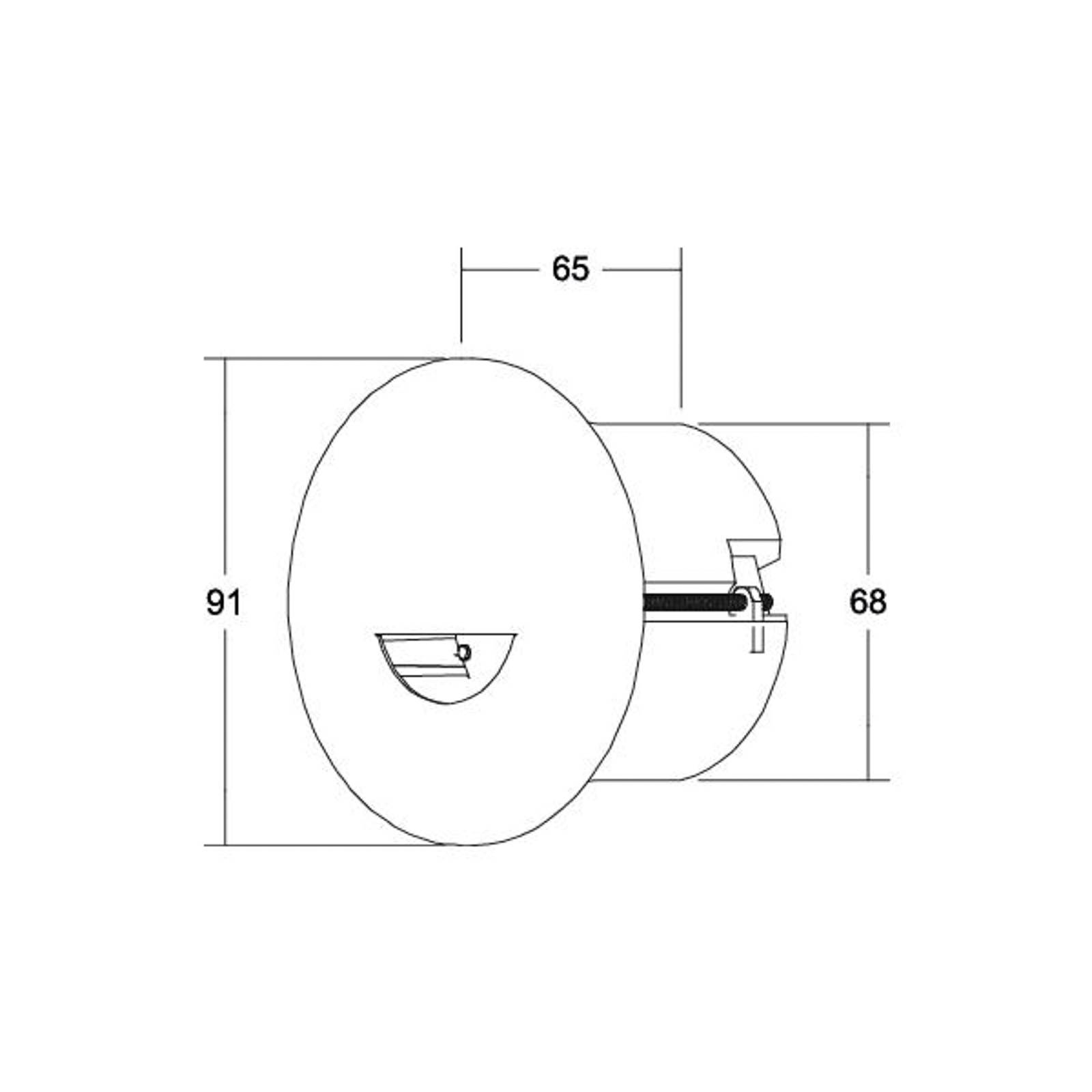 BRUMBERG Adapt wall spot encastré LED