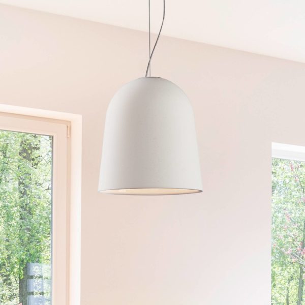 Casablanca Clavio suspension à 1 lampe grise/alu Casablanca