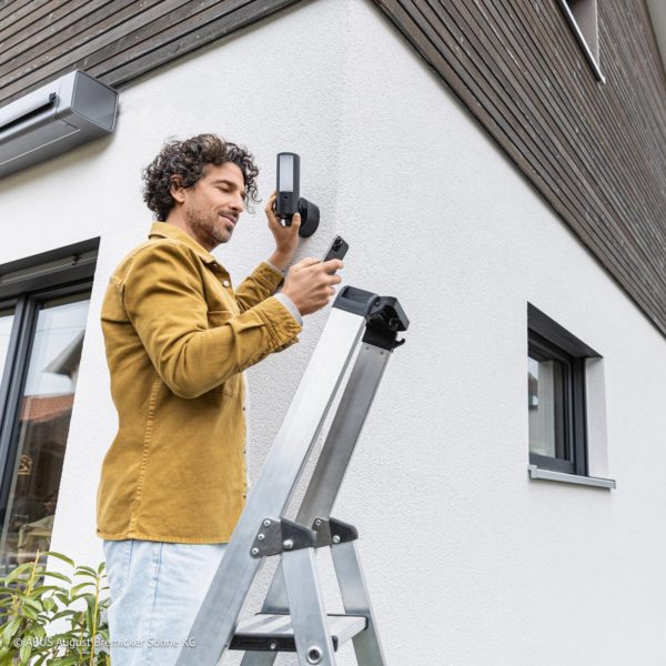 ABUS Smart WiFi caméra d’éclairage IP66 noire Abus