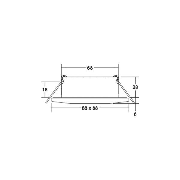 BRUMBERG Chooose downlight LED angulaire, nickel BRUMBERG