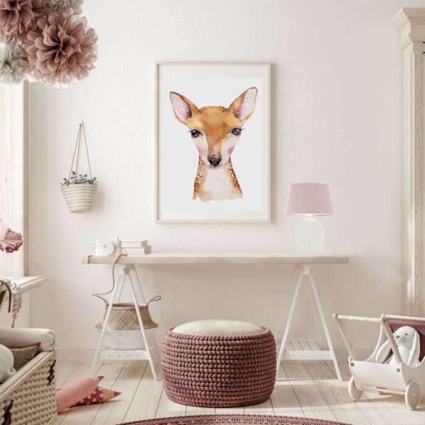 Euluna Lampe à poser Rosabelle avec pied forme cage, rose Euluna