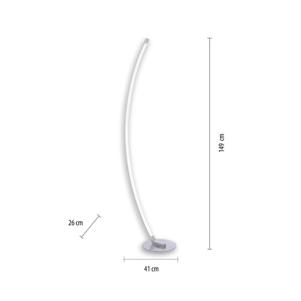 JUST LIGHT. Lampadaire LED Bella