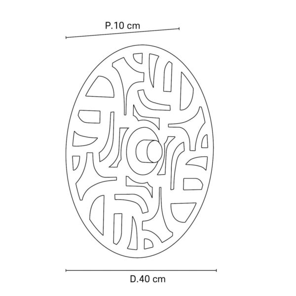 MARKET SET Labyrinthe applique