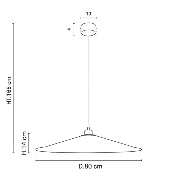MARKET SET Sonia Laudet suspension Ø 80 cm bouleau MARKET SET
