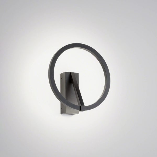 Helestra Elara applique LED indirecte dim noire Helestra
