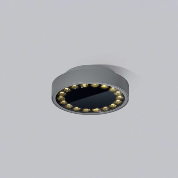 Helestra Say plafonnier LED graphite Ø 18,5 cm Helestra