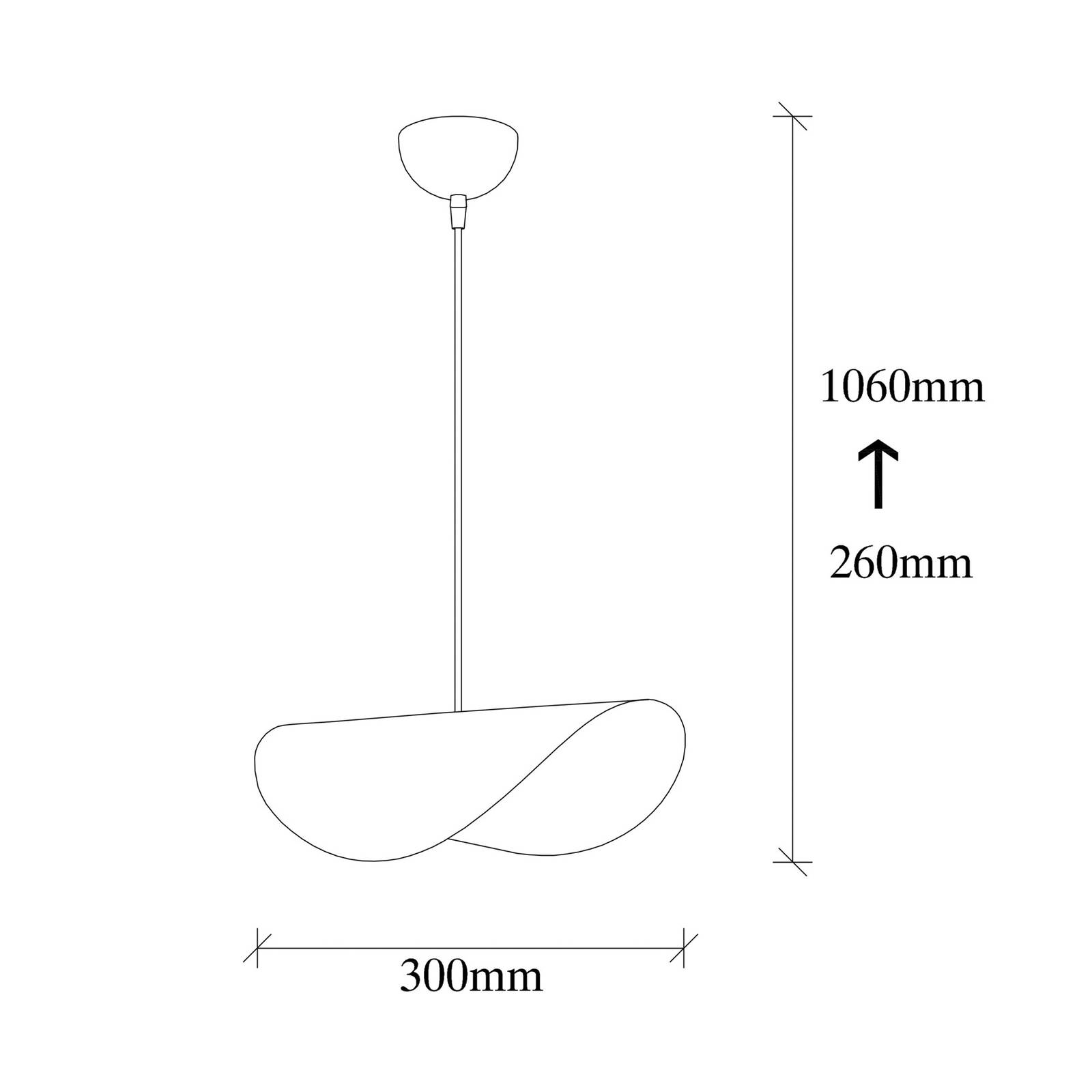 Opviq Suspension Sivani MR-829 à 1 lampe blanche/dorée Opviq