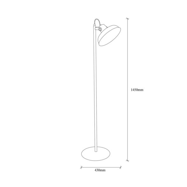 Opviq Lampe sur pied Lik 4036