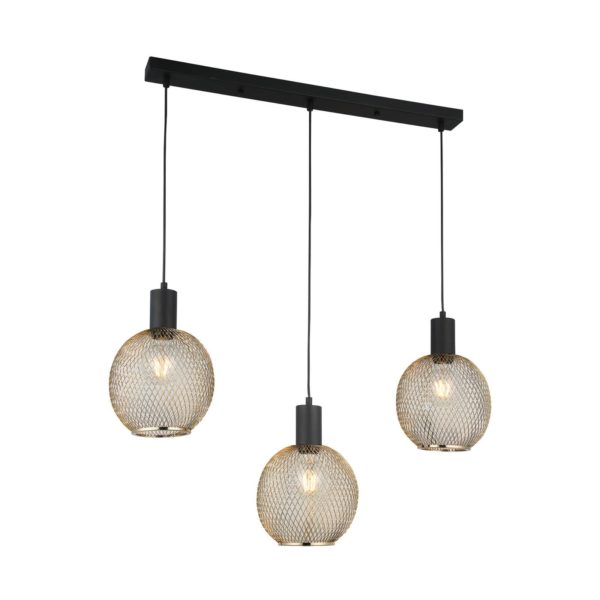 Lucea Suspension Seka, linéaire, à 3 lampes Lucea