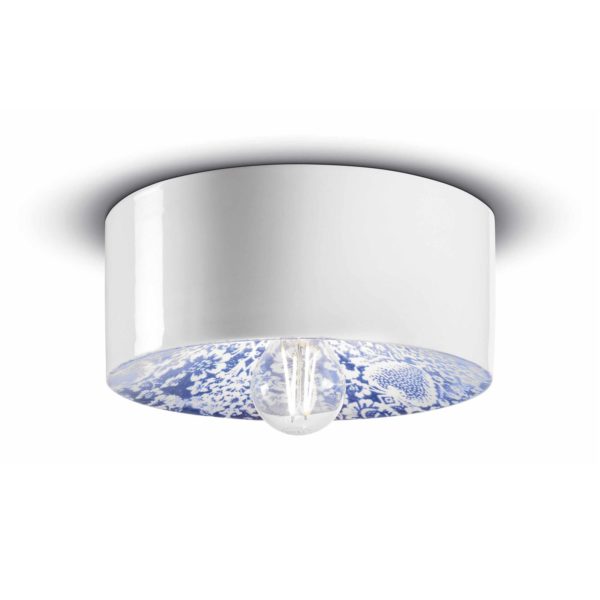 Ferroluce Plafonnier PI motif floral