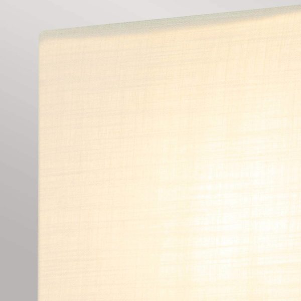 Elstead Applique murale Swirl Small avec abat-jour en lin, feuille d’or ELSTEAD