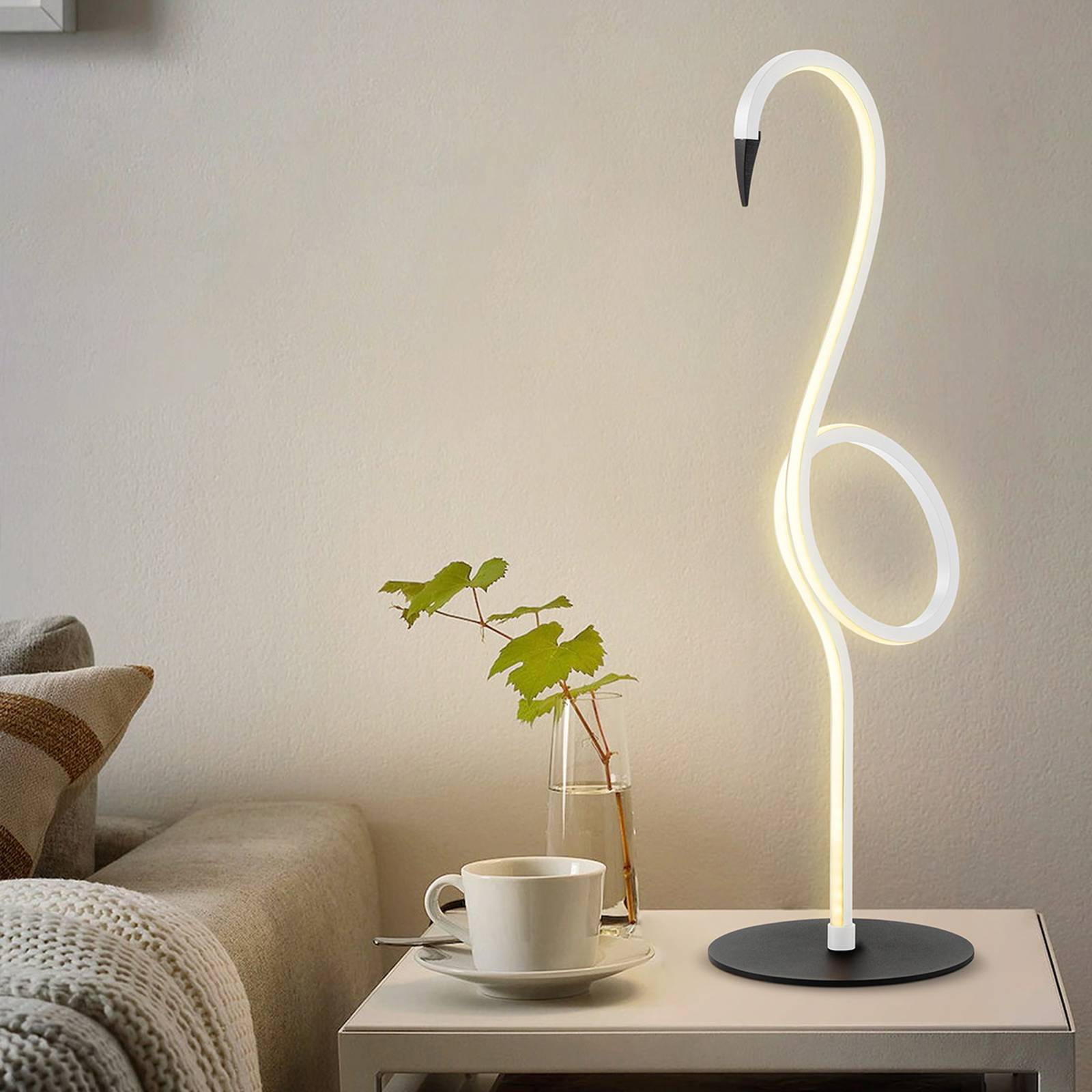 Elstead Lampe de table LED Flamingo