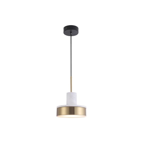 Viokef Suspension LED Lithos, or/blanc Viokef