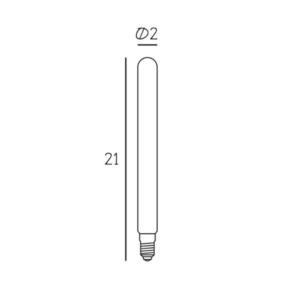 DESIGN BY US Ampoule tubulaire LED 210