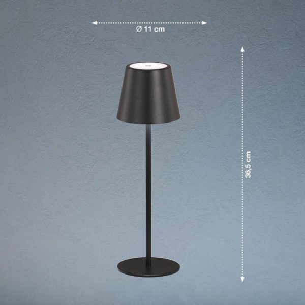 FH Lighting Lampe de table LED rechargeable Viletto