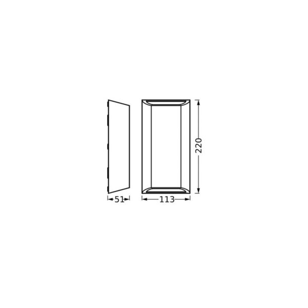LEDVANCE Applique d'extérieur LED Endura Style Idar