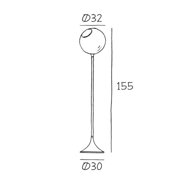 DESIGN BY US Lampe sur pied Ballroom