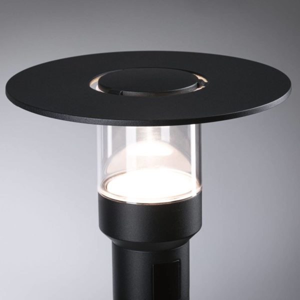 Paulmann Borne lumineuse LED Sienna, aluminium, capteur Paulmann