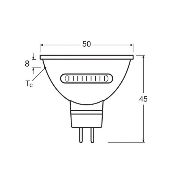 OSRAM Réflecteur LED GU5