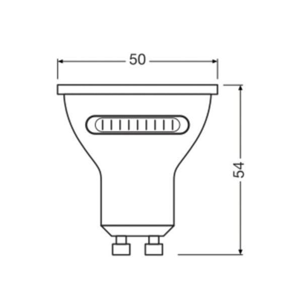 OSRAM Réflecteur LED GU10