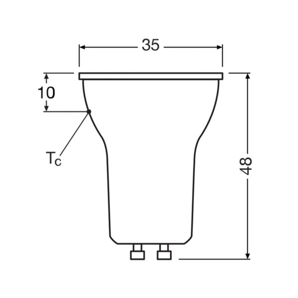 OSRAM réflecteur LED GU10