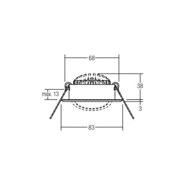 BRUMBERG Spot encastrable LED BB09
