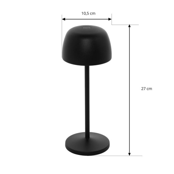 Lindby Lampe de table LED à accu Arietty