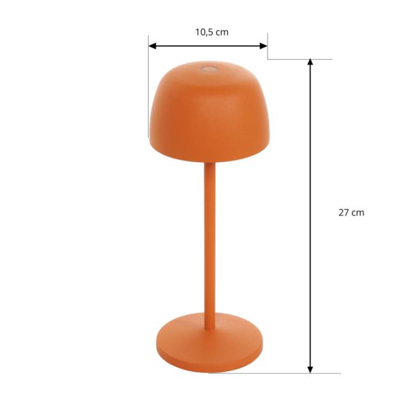 Lindby Lampe de table LED à accu Areitty