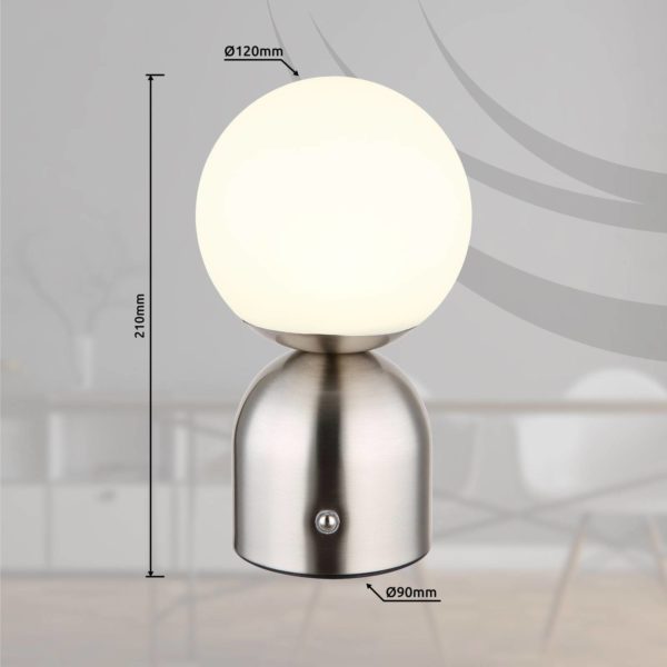 Globo Lampe de table LED rechargeable Julsy